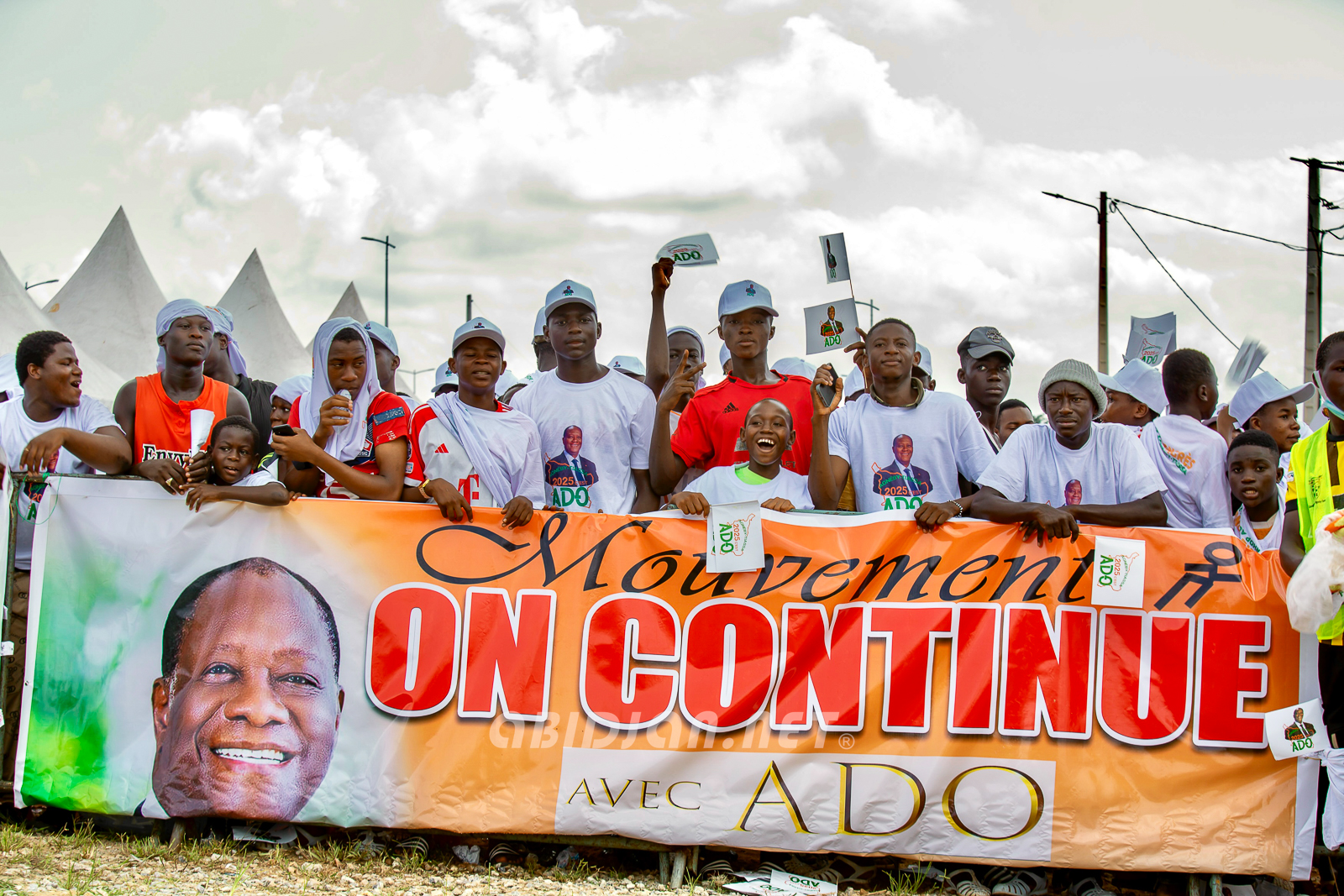 Closing Meeting of the RHDP Pre-Congress: Massive Mobilization in Agboville
